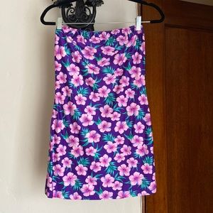 Frankies bikinis Palmer Shine Strapless Tube Dress size L